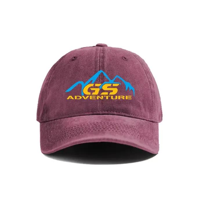 GS aventure casquettes de Baseball chapeaux en détresse casquette hommes femmes rétro en plein air été réglable