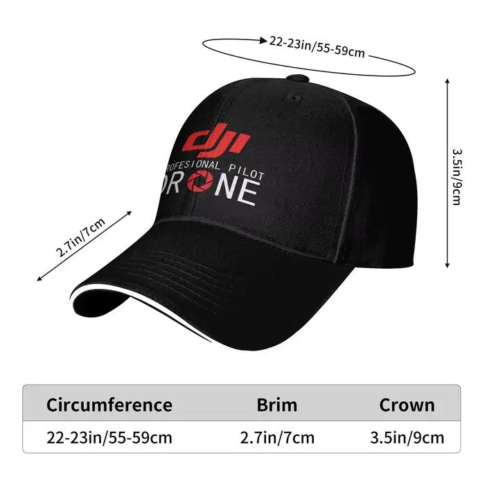 Casquette de baseball avec logo D-djis Drone Pilot