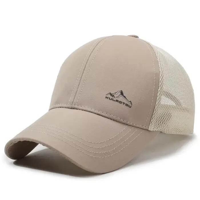 Chapeau de Protection UV été montagne Baseball casquette de randonnée en plein air réglable maille respirant chapeau unisexe sport cyclisme seau chapeau