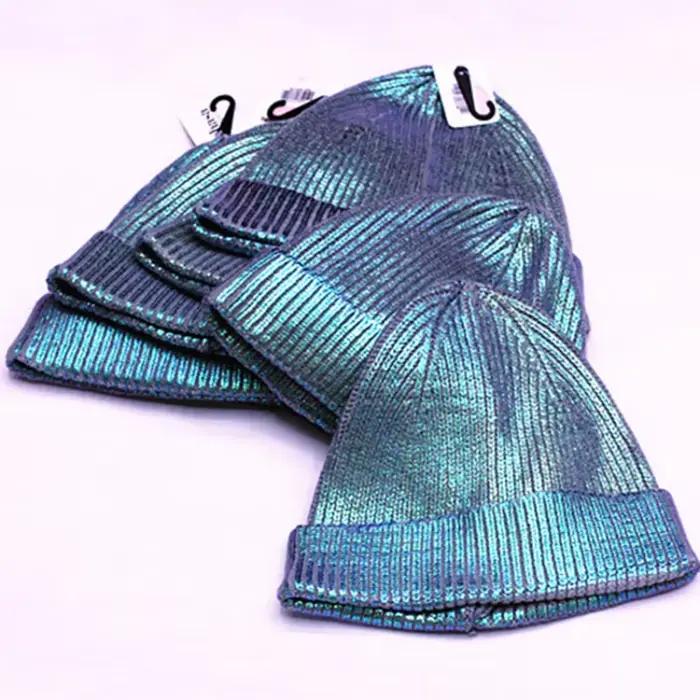 Chapeau Laser couleur métallique Harajuku Cool