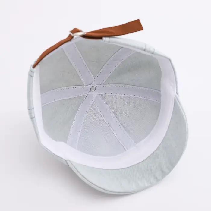 Casquette de baseball en jean pour enfants 48-50cm, style décontracté, lettres vintage, protection solaire, ajustement parfait, couleurs vives, unisexe, pour garçons et filles, occasions spéciales