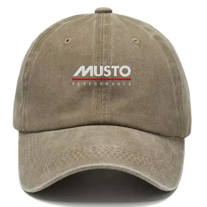 Casquette de baseball unisexe Musto Performance en coton délavé style vintage