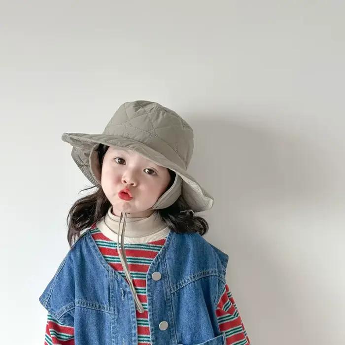 Adorable chapeau de bassin aéré en INS et de style japonais. Idéal pour le printemps/automne