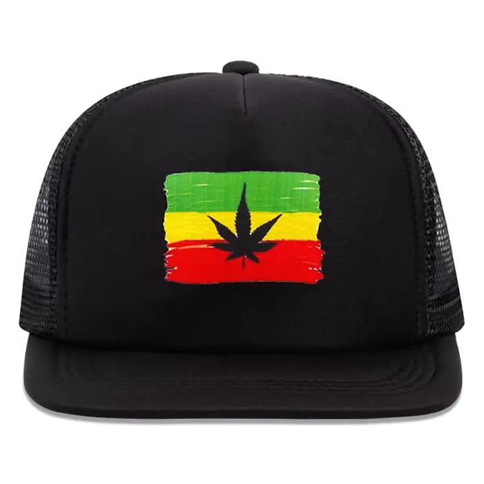 Nouveau Chapeau à Bord Plat 2026 Imprimé Feuille d'Erable Casquette de Baseball Unisexe Protection Solaire Occasions Extérieures Hip Hop Style Sport Polyester Décontracté