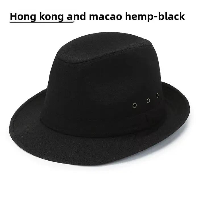Chapeau de soleil en paille pour hommes