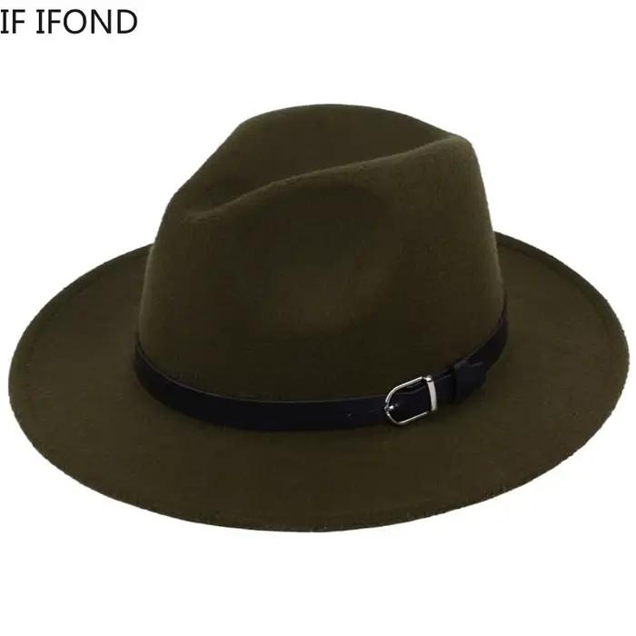 Chapeau Fedora britannique classique pour hommes et femmes