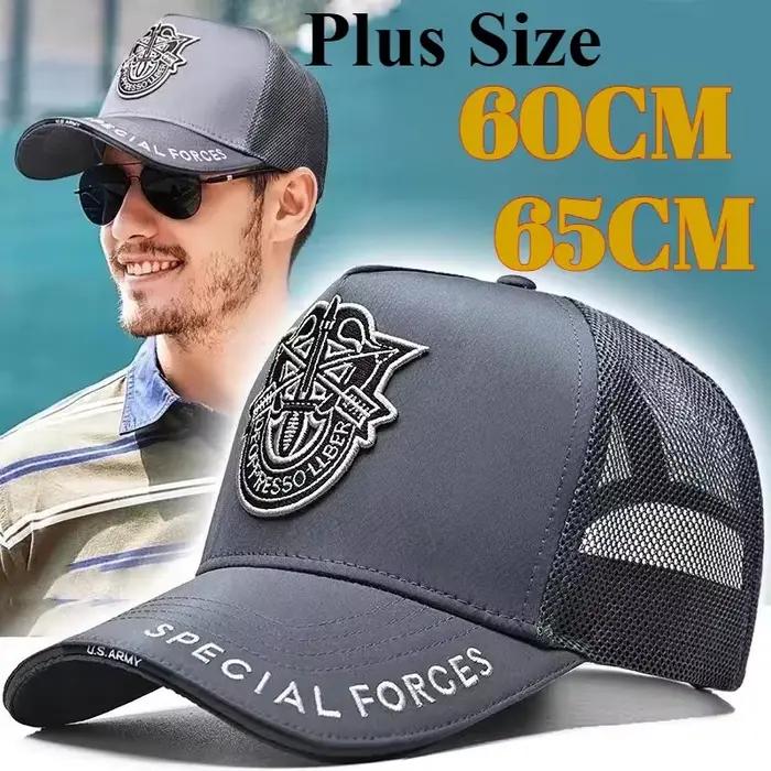 Casquette de Baseball en maille grande taille pour adultes