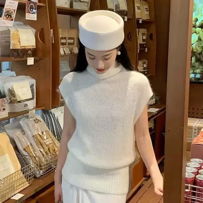 Chapeau de pilulier d'aspect Vintage pour hôtesse de l'air