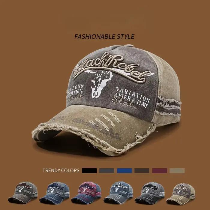 Casquette de Baseball en coton délavé pour hommes