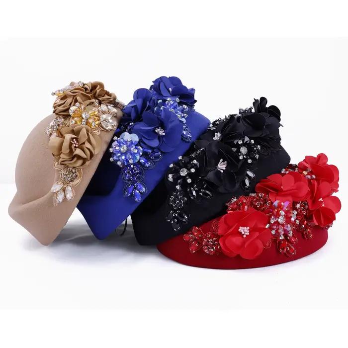 Chapeau bibi vintage style église pour femme – Élégant pour le thé