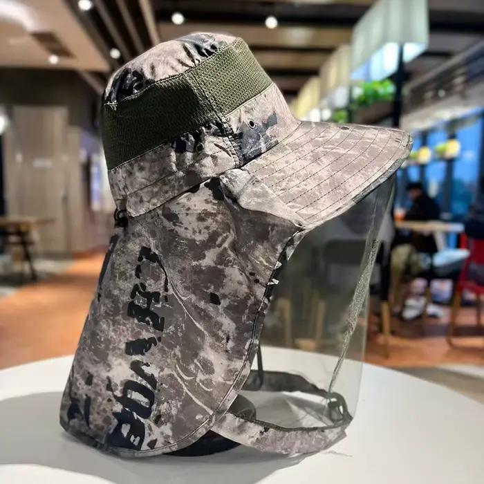 Chapeau anti-moustiques avec filet invisible