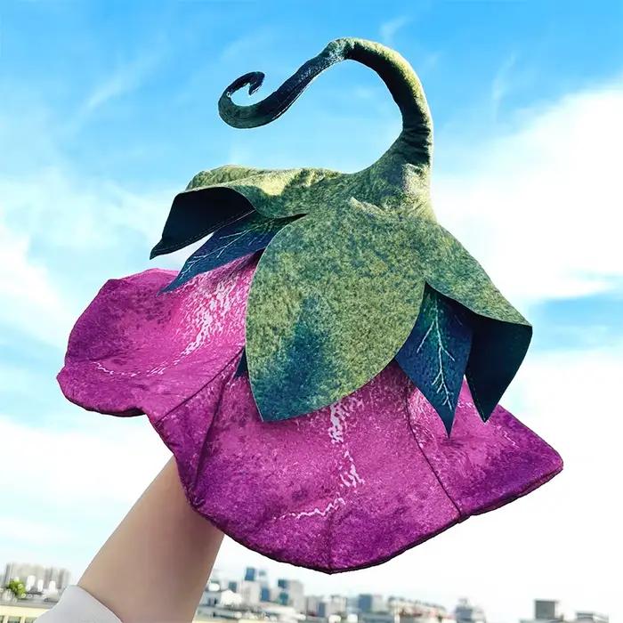 Chapeau de déguisement de Pâques en feutre vieilli style printemps vintage pour femmes et hommes, idéal pour chasse aux œufs et célébrations de printemps