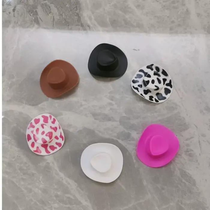 Mini chapeau de clown en plastique noir
