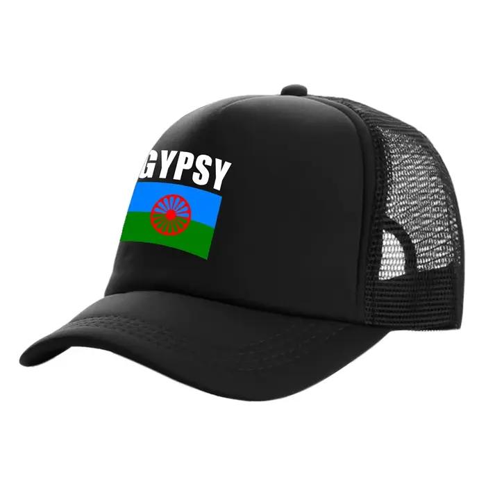 Rom Gypsy Romani camionneur casquettes hommes pays drapeau chapeau casquette de Baseball Cool été unisexe maille Net