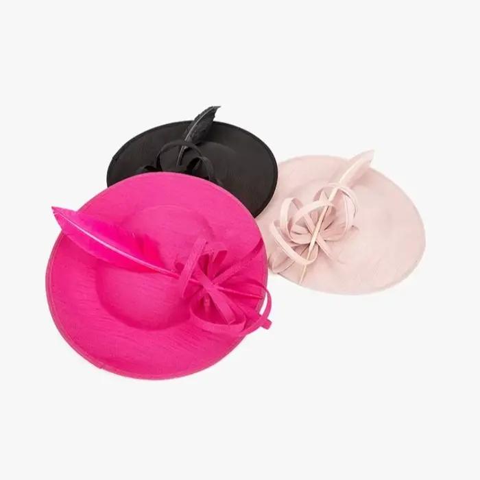 Mariage femmes Fascinator haut-de-forme bandeau cheveux accessoires rétro Cocktail thé fête coiffure mariée casque Chapeau Femme