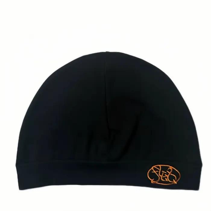 Bonnet en tricot noir unisexe