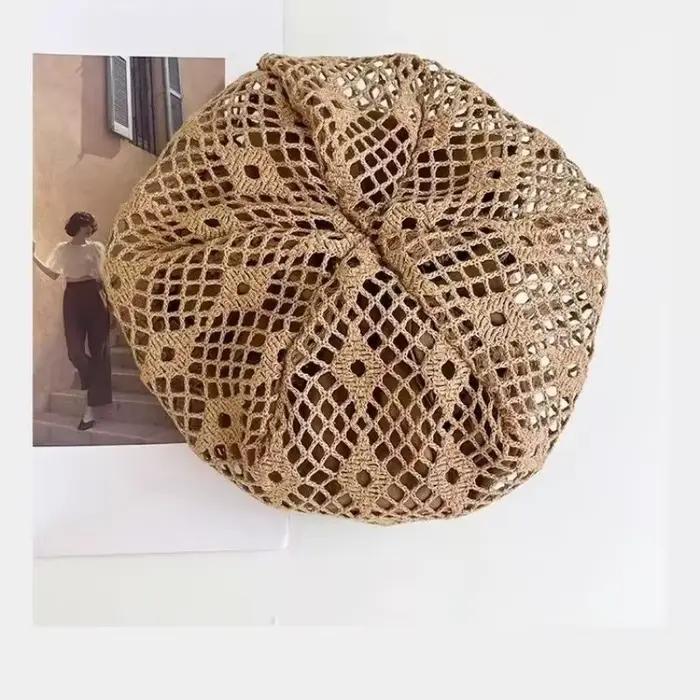 1 chapeau en dentelle léger et respirant