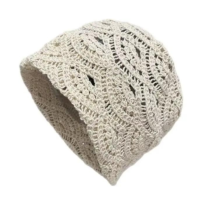Bonnet ample vintage en crochet pour femme