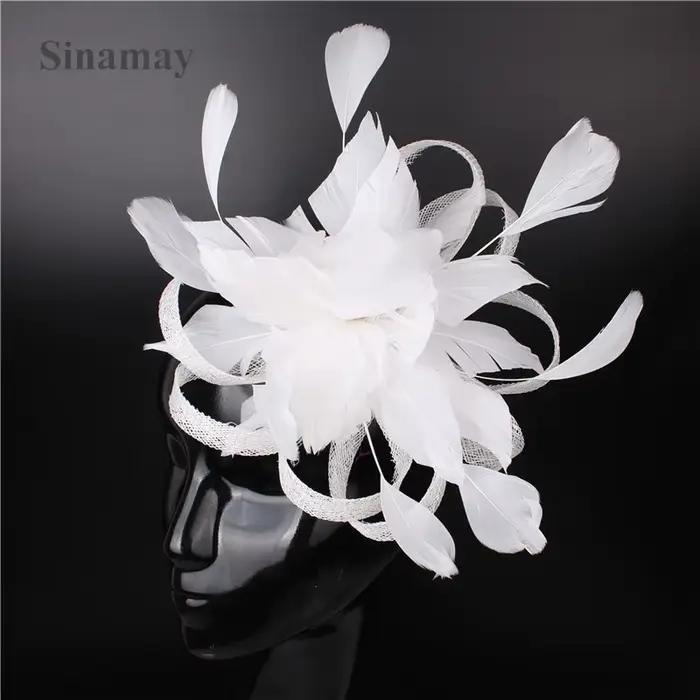 Fascinator dame chapeau femmes mariage adulte fête aucun fascinateurs mère de la mariée chapeaux XMF174 bonne vente