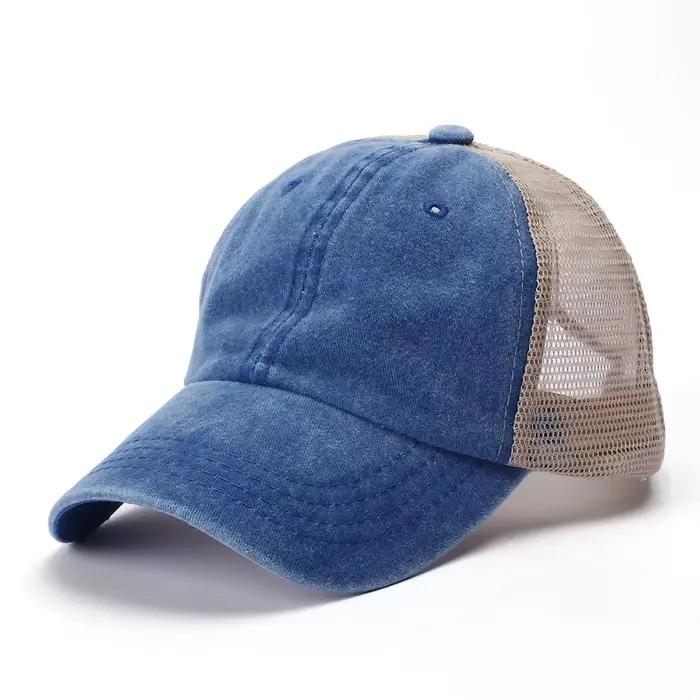 Mode hommes casquette de Baseball offre spéciale unisexe camionneur chapeau Multi couleurs plaine