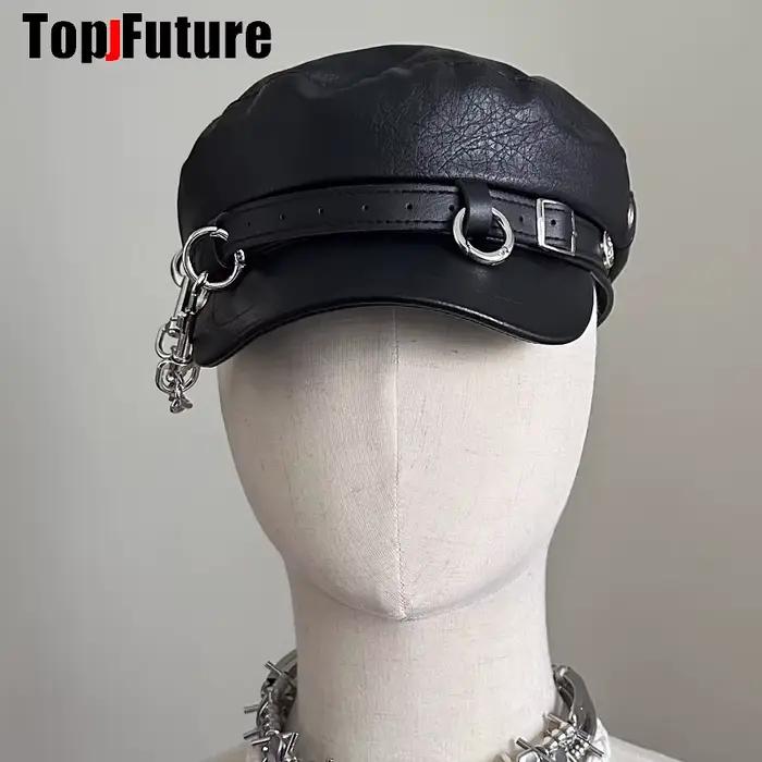 Chapeau Lolita gothique Harajuku unisexe pour femmes et hommes