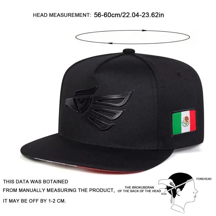 Casquette de baseball unisexe brodée tête d'aigle style hip-hop décontractée protection solaire printemps automne