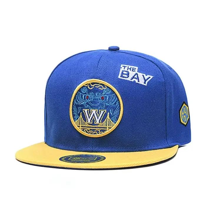 Casquette Hip-Hop bord plat réglable en coton polyester pour hommes occasionnels extérieurs et intemporel style sportif