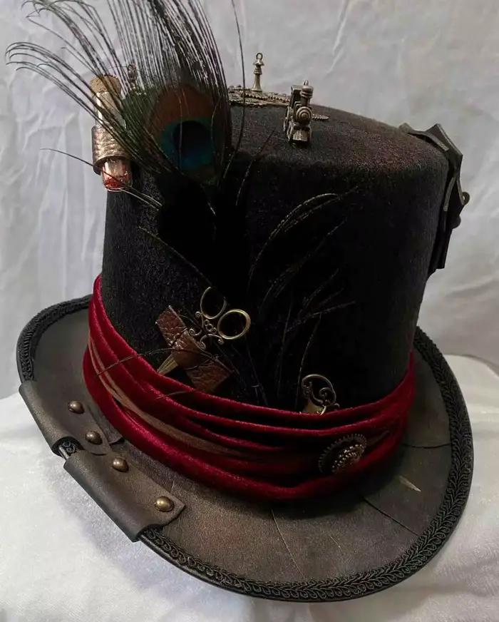 Pirate cirque le chapelier fou Steampunk rétro scène magique haut-de-forme Halloween Cosplay vêtements accessoires chapeaux