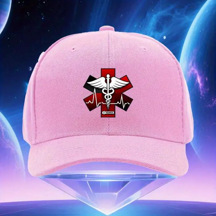 Casquette de camionneur réglable pour paramédicaux avec emblème Étoile de la Vie