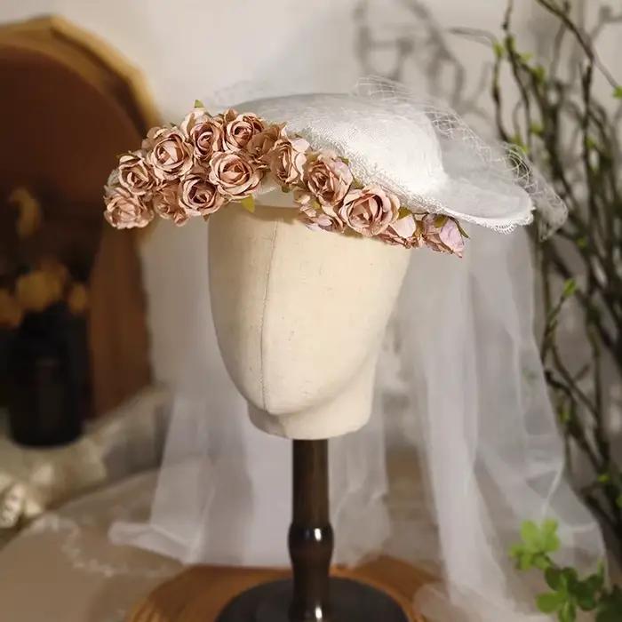 Chapeau de mariage féerique Vintage pour femmes