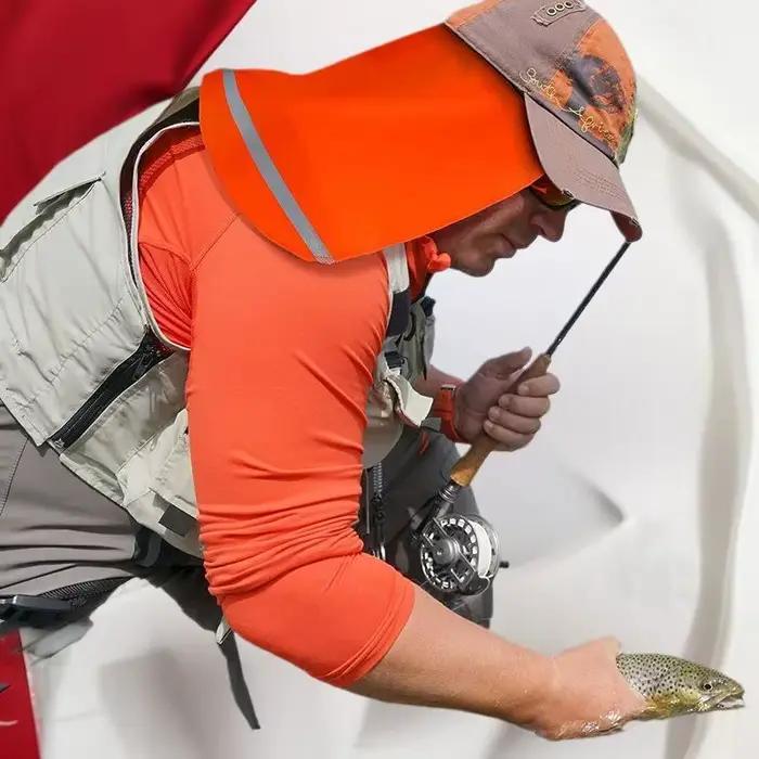 Capuchon rigide de protection solaire avec pare-soleil rafraîchissant élastique