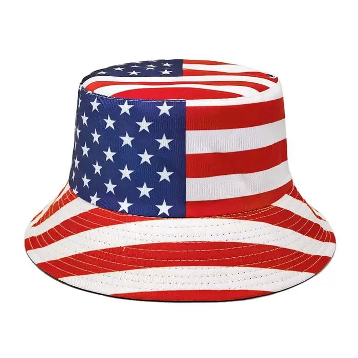 Chapeau Bob Imprimé Drapeau pour Hommes et Femmes