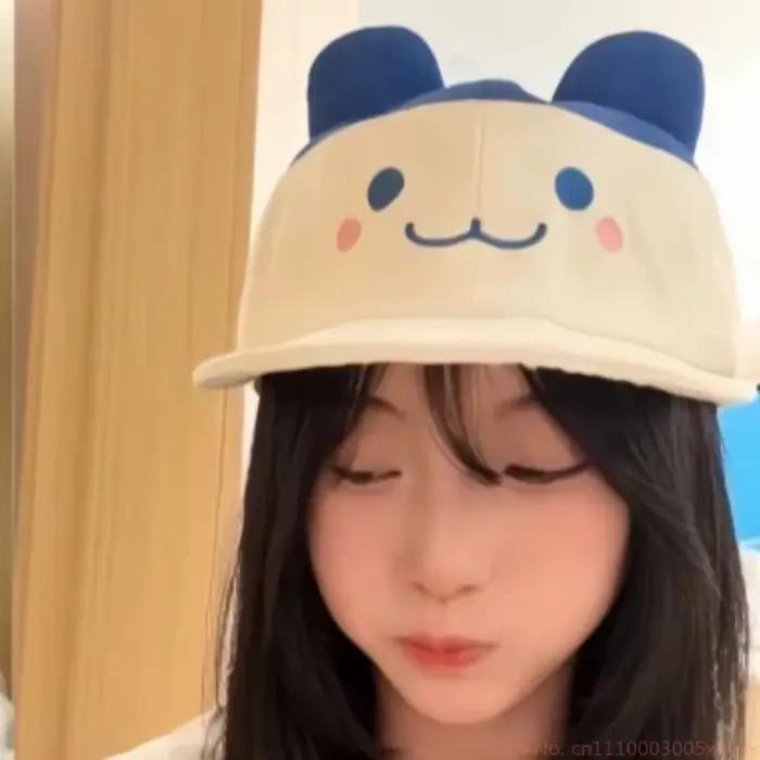 En stock – Nouvelle casquette de baseball verte Tamagotchi Kuchipatchi Mimitchi à large bord