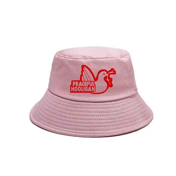 Hooligan Panama paisible chapeaux nouveau chapeau seau en coton extérieur été Cool casquettes de soleil Bob