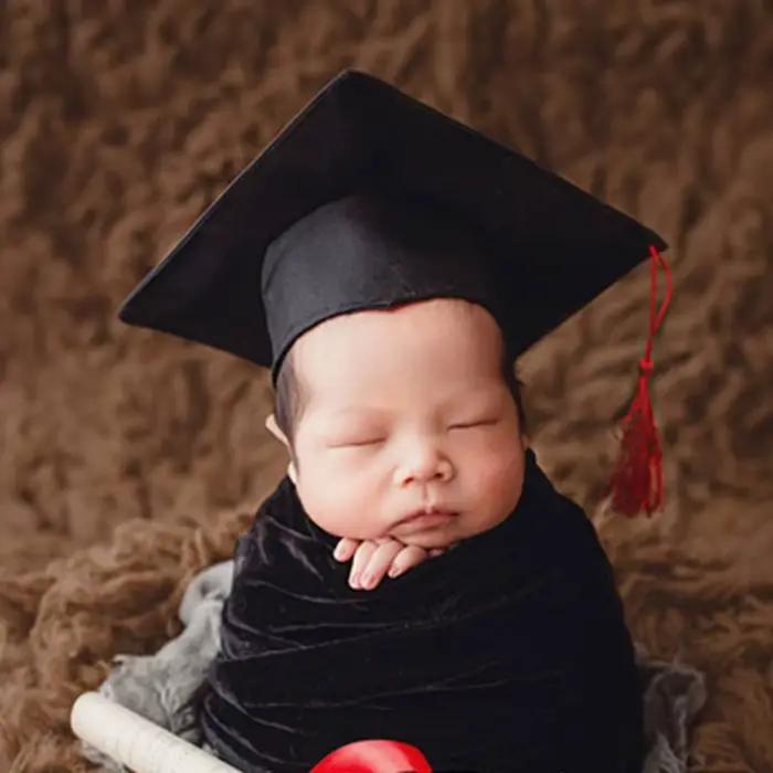 Chapeau de docteur mignon pour bébé 0-3 mois, accessoire de costume, casquette pour photos, cadeau pour enfants occasions spéciales