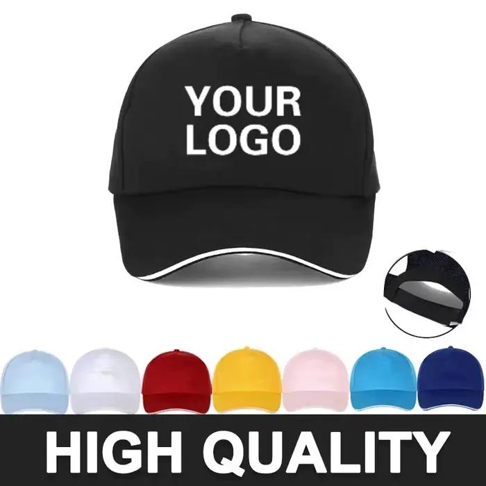 Casquettes de baseball personnalisées bricolage pour hommes femme chapeau logo personnalisé casquette