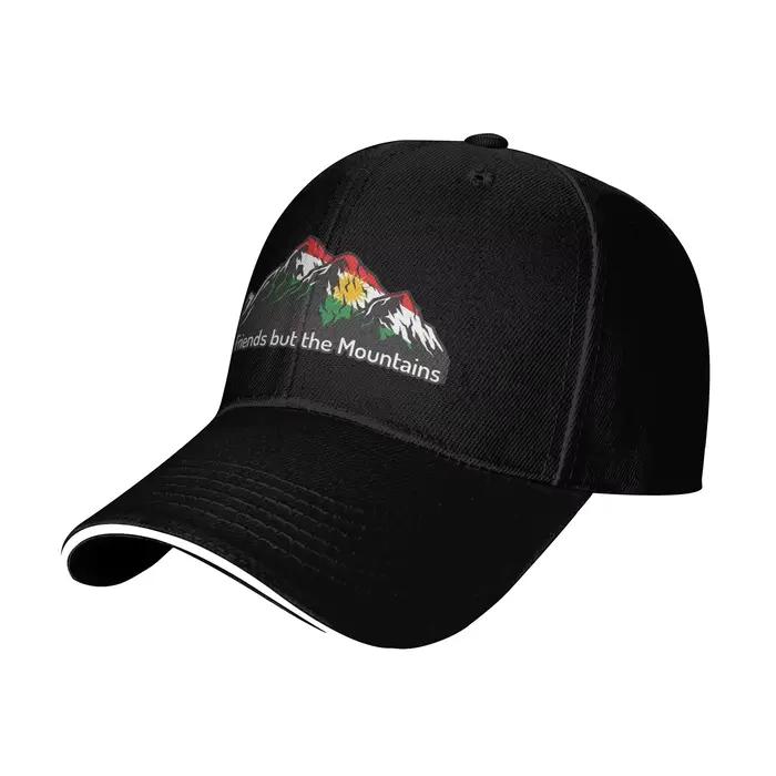 Casquette de baseball 'No Friends but the Mountains Kurdistan'