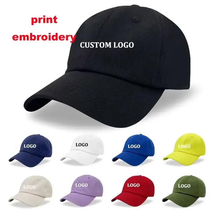 Casquettes de Baseball vierges personnalisées avec Logo en coton doux bon marché pour hommes et femmes