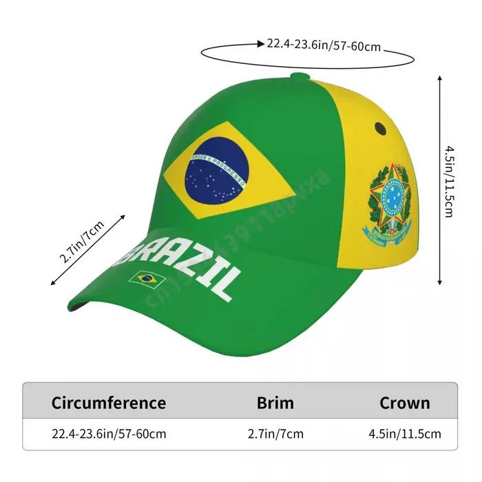 Casquette de baseball brésilienne pour adultes