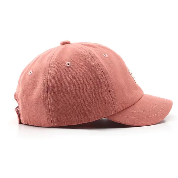 Casquette de baseball FS Fashion rouge et blanche à visière courte pour hommes