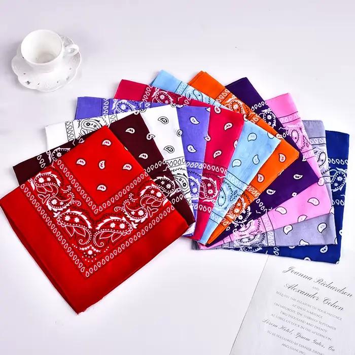 Hip Hop Bandana 23 Styles homme femmes mode bandeaux d'extérieur bandeau de cheveux enveloppes de poignet foulards