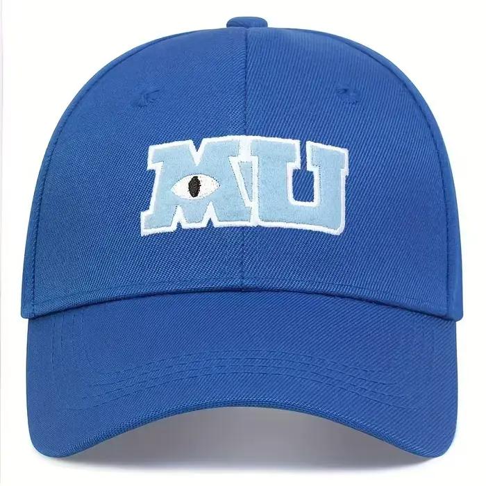 Casquette de baseball Pixar Monster University MU pour hommes et femmes
