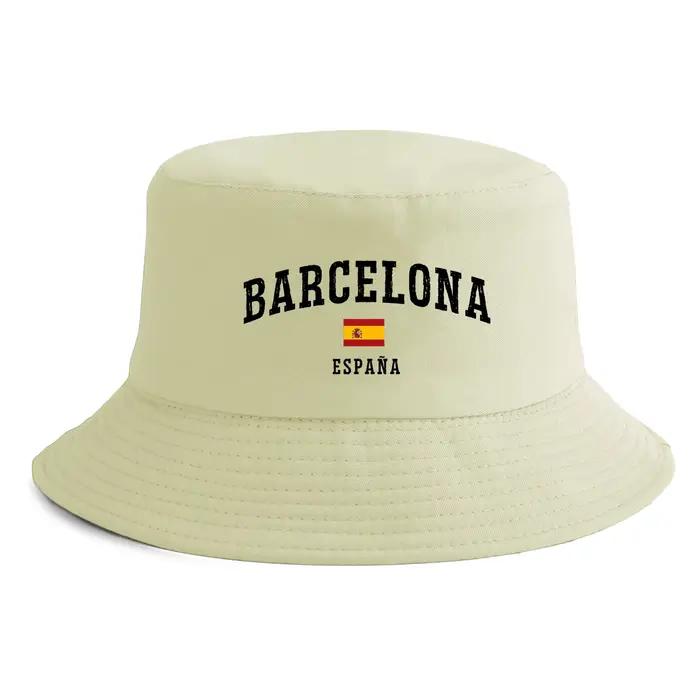 Chapeau bob unisexe avec imprimé drapeau de Barcelone