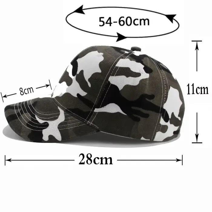 Casquette de baseball camouflage pour hommes