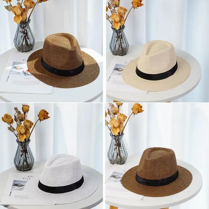 Chapeau de paille andernaturel unisexe