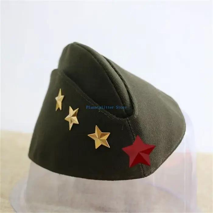 Chapeau de capitaine pour spectacle et fêtes d'Halloween polyvalent en polyester avec style sportif et couleurs variées pour femmes