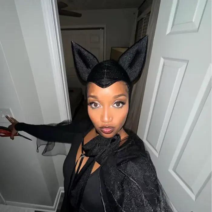 Chapeau à capuche de chat vintage pour femmes sorcière oreilles de chat polyester halloween noël cosplay costumé fantaisie gothique