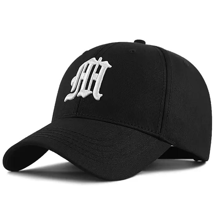 Casquette de baseball surdimensionnée en pur coton pour hommes et femmes