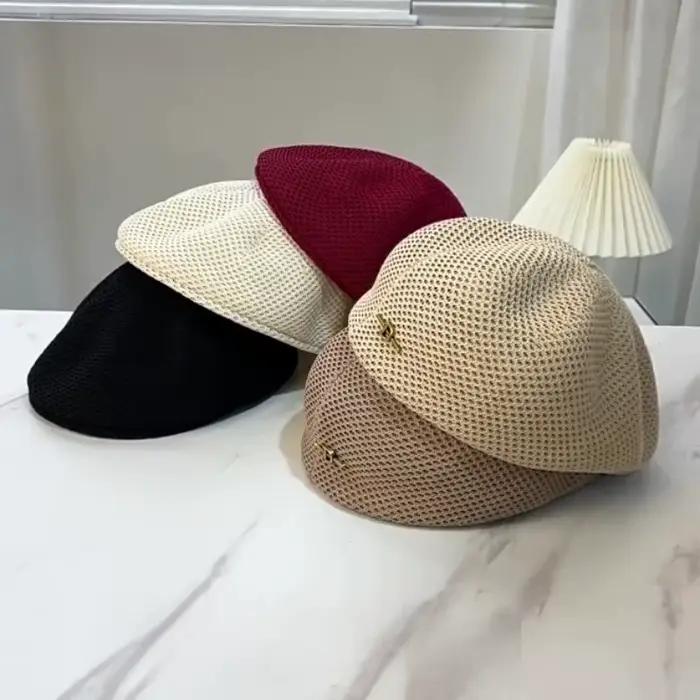 Béret fin respirant et réversible pour femme