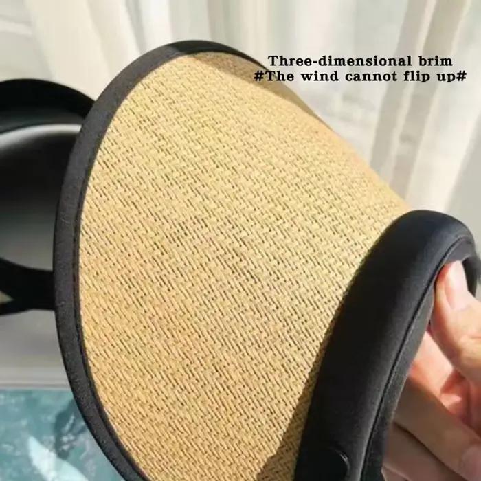 RICYGVM Chapeau de soleil d'été en vinyle pour femme
